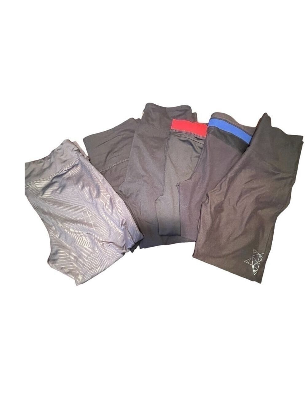 Women’s activewear sporty yoga leggings bundles of 6 cropped Sz M